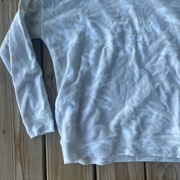 Athleta Chakra Floral Bluff Grey Balance Printed Pullover Sweatshirt S Active - Picture 2 of 9